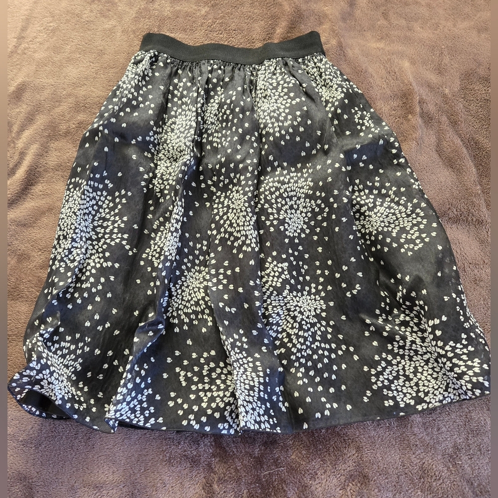 Emporio Armani Black and Gray Women's Skirt